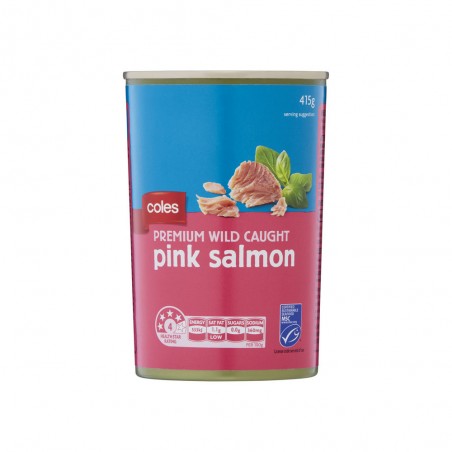 Coles Pink Salmon 415g