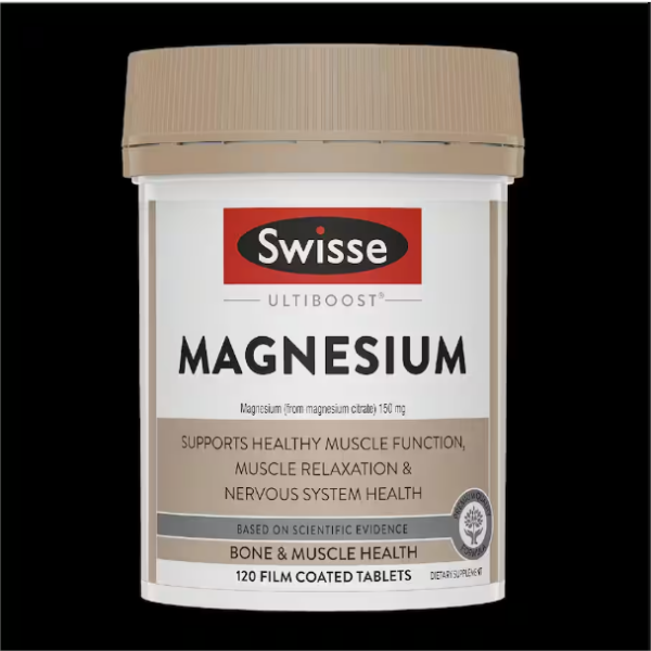 Swisse Magnesium 120 Film Coated Tablets