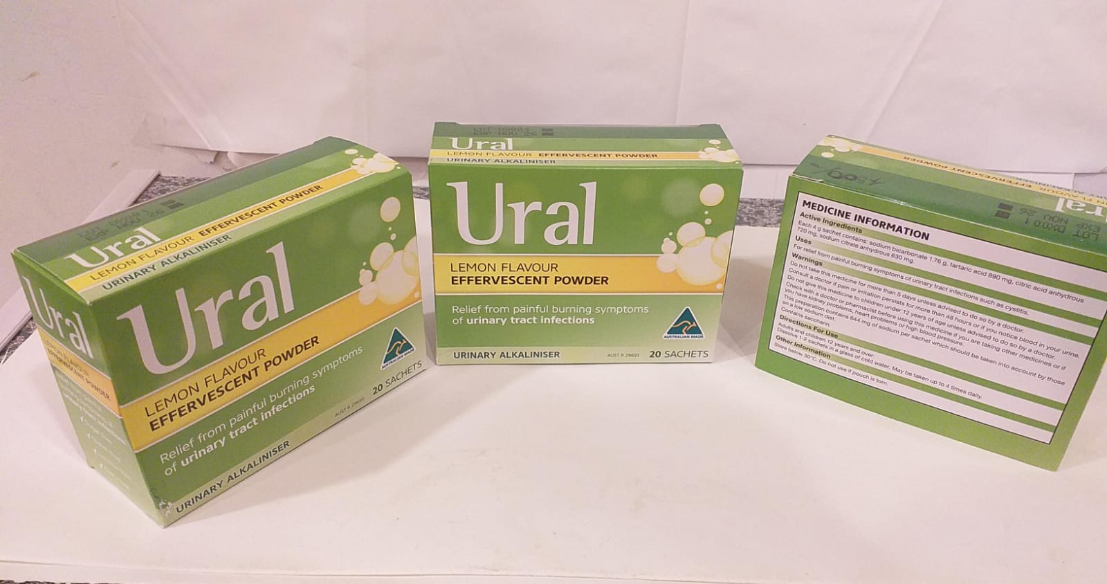 Ural Lemon Flavour 20 Sachets 1 Ural Lemon Flavour 20 Sachets