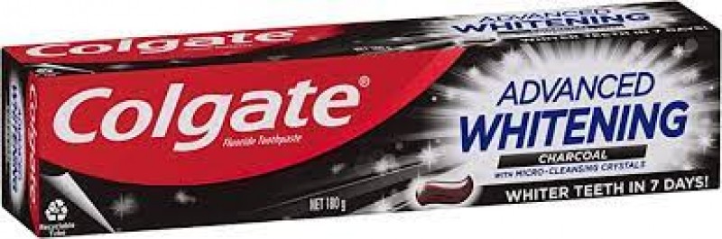 Colgate Advanced Whitening Charcoal Toothpaste 180g