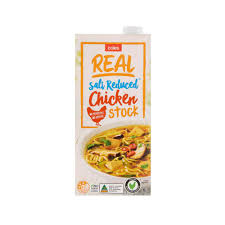 Real Salt Reduced Chicken Stock 1L